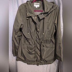 Merona Women's Raincoat Anorak Utility Jacket